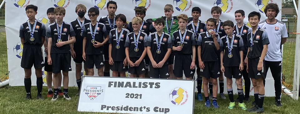 Princeton FC Liverpool Black U14 boys competed in the NJYS Presidents Cup Final