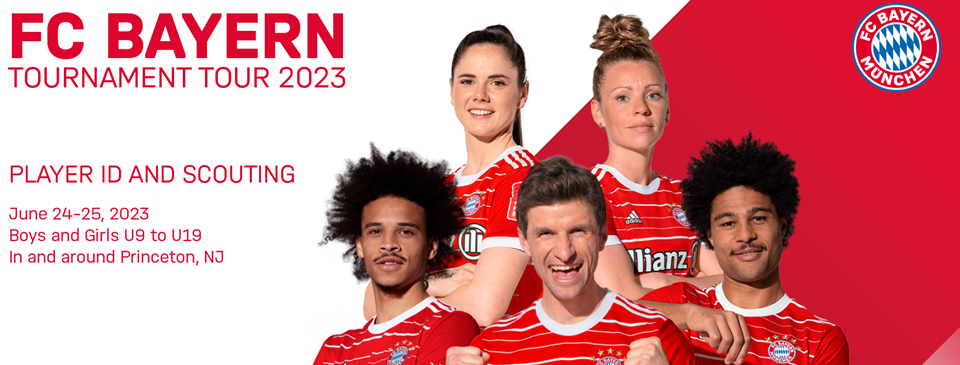 FC Bayern Tournament Tour 2023 - Register Your Team!